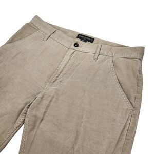 Banana Republic Mens 33x34 Corduroy Pants Straight Leg Tan Beige  Casual Soft